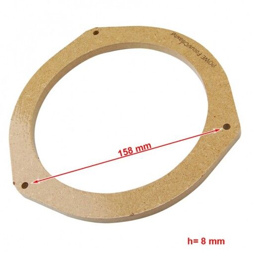 Проставки під динаміки AWM H-717 165мм (МДФ) Ford C-Max, Ford Focus 2005-&gt;