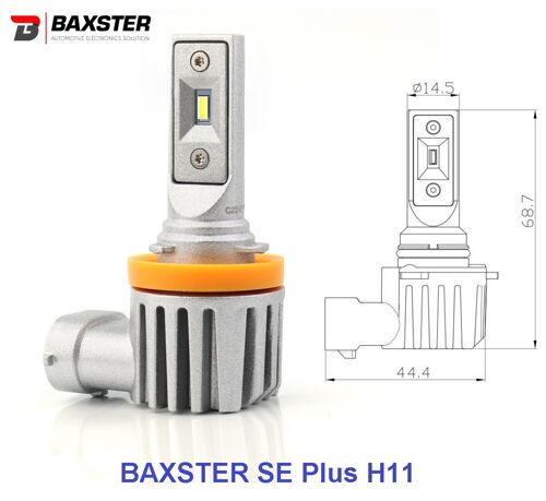 Світлодіодні лампи Baxster SE Plus H11 6000K (2шт)