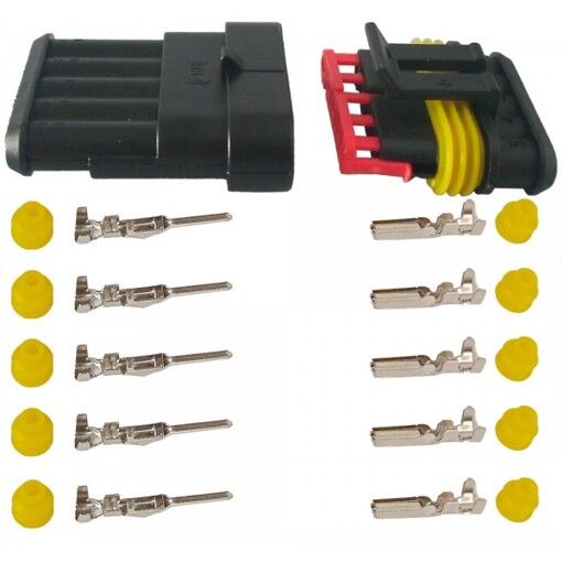 Разъем герметичный AWM HC-5 (5 pin) универсальный