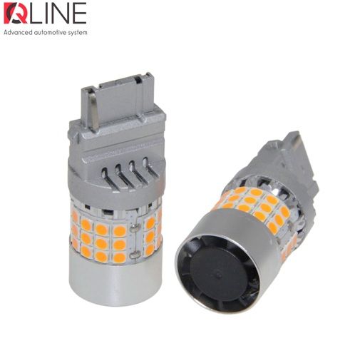 Габарити LED Qline 3156 (P27W) Amber CANBUS (2шт)