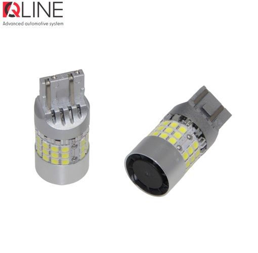 Габарити LED Qline 7443 (W21/5W) White CANBUS (2шт)