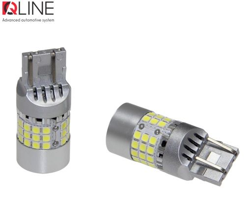 Габарити LED Qline 7443 (W21/5W) White CANBUS (2шт)