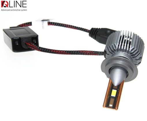 Лампы светодиодные QLine Ultra +200% 55W H7 6000K (2шт.) 24V