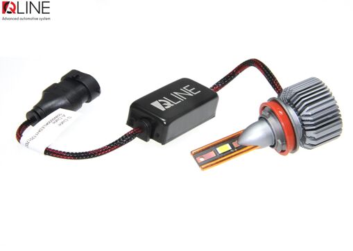 Лампы светодиодные QLine Ultra +200% 55W H11 6000K (2шт.) 12V