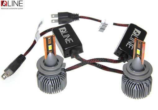 Лампы светодиодные QLine Ultra +200% 55W H7 6000K (2шт.) 12V