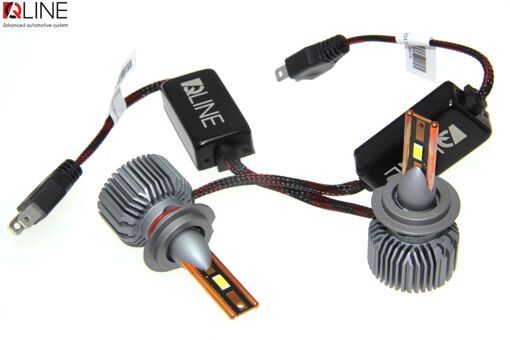 Лампы светодиодные QLine Ultra +200% 55W H7 6000K (2шт.) 12V