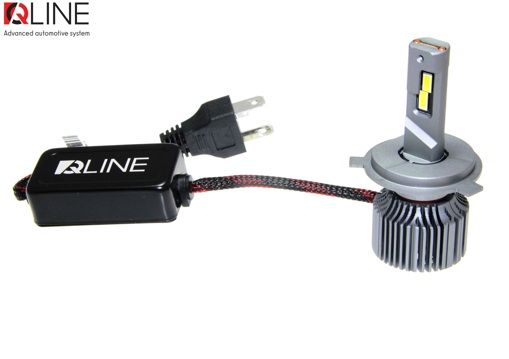 Лампы светодиодные QLine Ultra +200% 55W H4 6000K (2шт.) 24V