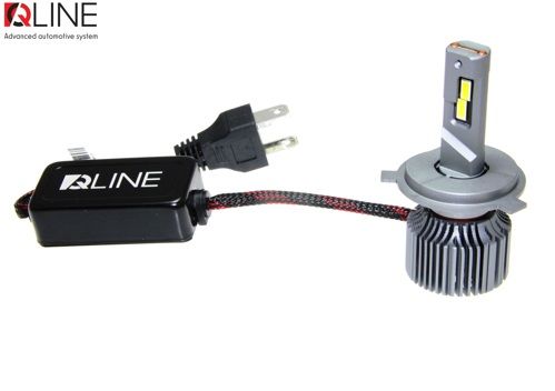 Лампы светодиодные QLine Ultra +200% H4 55W 6000K 12V УЦЕНКА