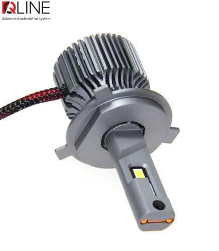 Лампы светодиодные QLine Ultra +200% H4 55W 6000K (2шт.) 12V