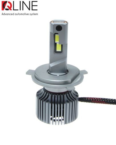 Лампы светодиодные QLine Ultra +200% H4 55W 6000K 12V УЦЕНКА