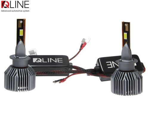 Лампы светодиодные QLine Ultra +200% 55W H1 6000K (2шт.)
