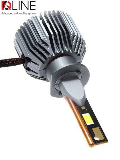 Лампы светодиодные QLine Ultra +200% 55W H1 6000K (2шт.)