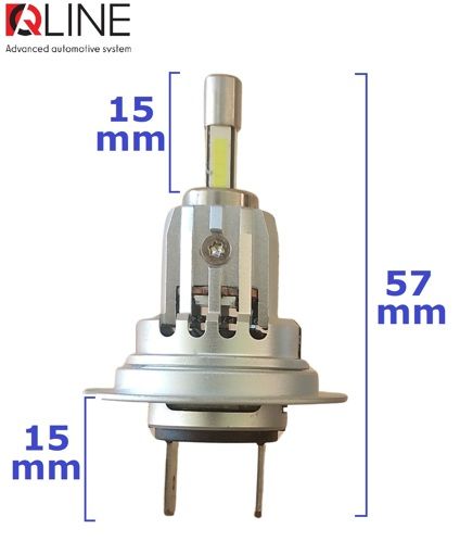 Лампы светодиодные Qline Alpha H7 A360 6000K (2шт)