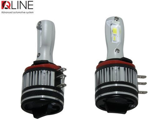 Лампы светодиодные QLine Ultra +200% 55W H15 6000K (2шт.) 12V