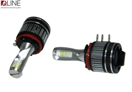 Лампы светодиодные QLine Ultra +200% 55W H15 6000K (2шт.) 12V