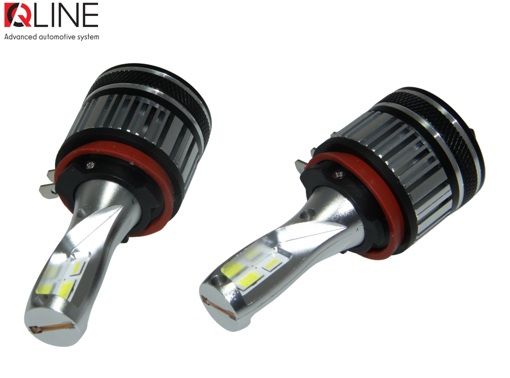 Лампы светодиодные QLine Ultra +200% 55W H15 6000K (2шт.) 12V