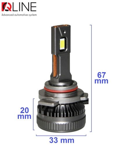 Лампы светодиодные QLine DualVision 65W HIR2 6000K (2шт.)
