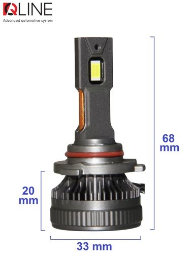 Лампи світлодіодні QLine DualVision 65W HB3 6000K (2шт.)