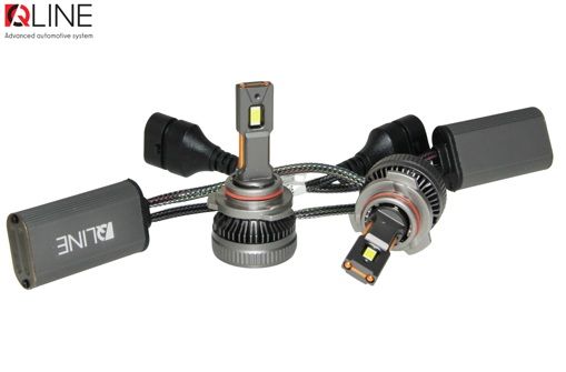 Лампы светодиодные QLine DualVision 65W HB4 6000K (2шт.)