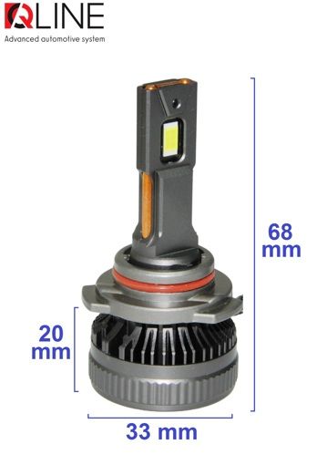 Лампы светодиодные QLine DualVision 65W HB4 6000K (2шт.)