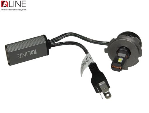 Лампы светодиодные QLine DualVision 65W H4 24V 6000K (2шт.)