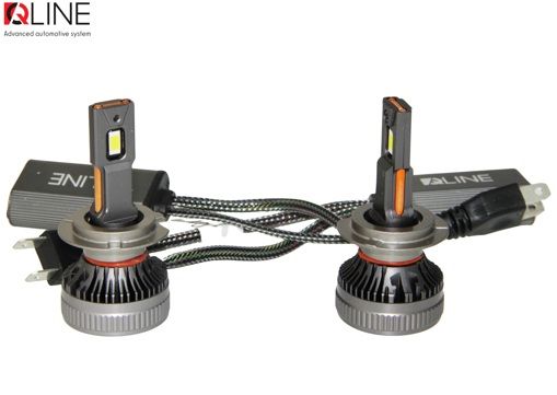 Лампы светодиодные QLine DualVision 65W H7 6000K (2шт.)