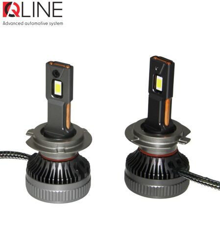 Лампы светодиодные QLine DualVision 65W H7 24V 6000K (2шт.)