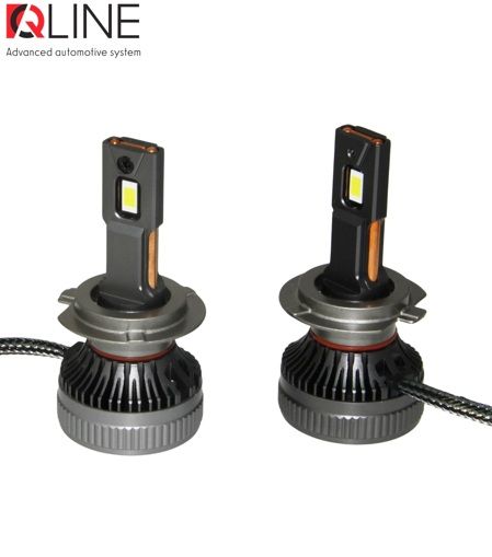 Лампы светодиодные QLine DualVision 65W H7 6000K (2шт.)