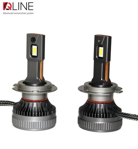 Лампы светодиодные QLine DualVision 65W H7 6000K (2шт.)