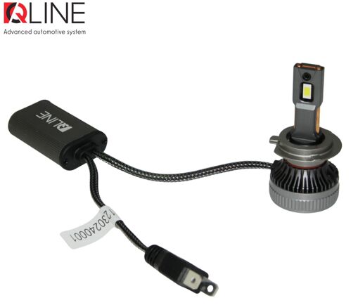 Лампы светодиодные QLine DualVision 65W H7 6000K (2шт.)