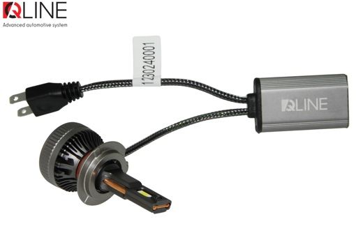 Лампы светодиодные QLine DualVision 65W H7 6000K (2шт.)