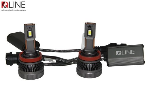 Лампы светодиодные QLine DualVision 65W H11 6000K (2шт.)