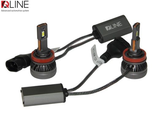 Лампы светодиодные QLine DualVision 65W H11 6000K (2шт.)