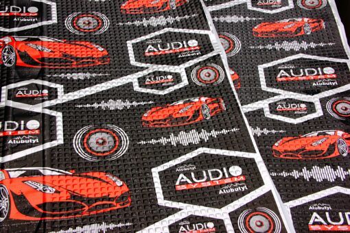 Вібропоглинаючий матеріал Audio-System Alubutyl 2000 v2 2.0 мм (0,7х0,5)