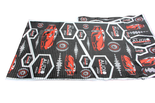 Вибропоглащающий материал Audio-System Alubutyl 4000 v2 4.0 mm (0,7х0,5)