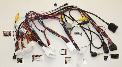 Рамка перехідна з проводкою CraftAudio INF-001N INFINITI FX35/37 13+ 9&quot;