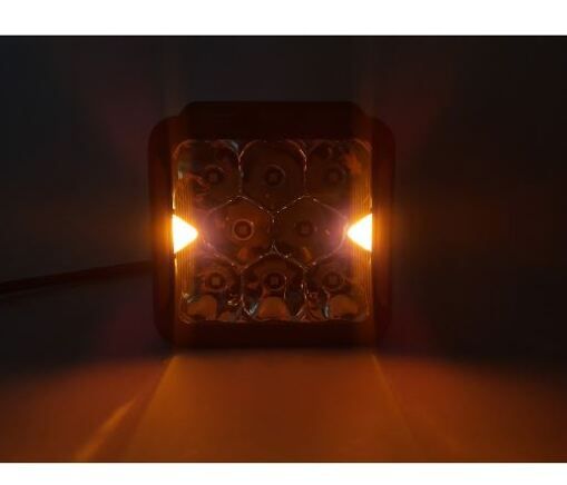 Светодиодная фара StarLight SL-W0240S квадратная, дальний свет WHITE + DRL 40W 4800Lm 5700K 12/24V