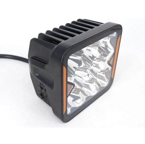 Светодиодная фара StarLight SL-W0240S квадратная, дальний свет WHITE + DRL 40W 4800Lm 5700K 12/24V