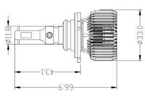 Светодиодные лампы Prime-X R Pro 9005 (5000K) (2 шт)