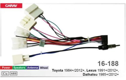 Перехідник для магнітол 9&quot;, 10.1&quot; Carav 16-188 Toyota