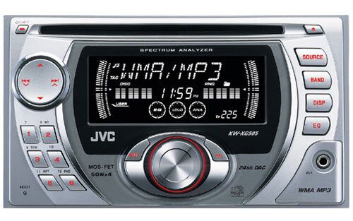 2-DIN CD/MP3-ресивер JVC KW-XG505