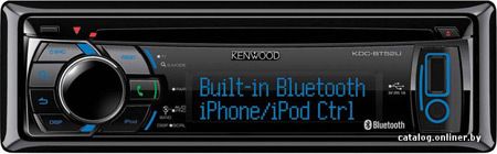 CD/MP3-ресивер Kenwood KDC-BT52U