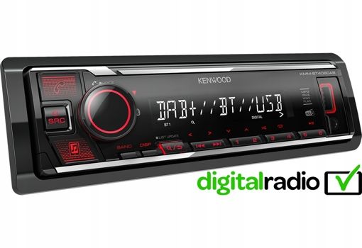 Медіа-ресивер Kenwood KMM-BT-408DAB