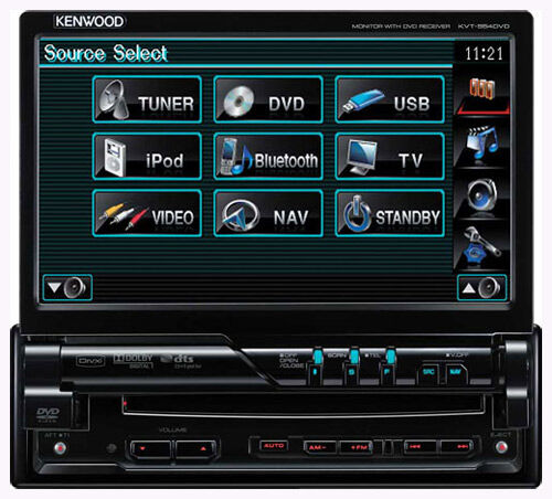 Монитор Kenwood KVT-554DVD