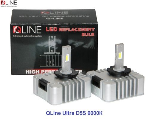 Лампы светодиодные Qline Ultra D5S 6000K (2шт)