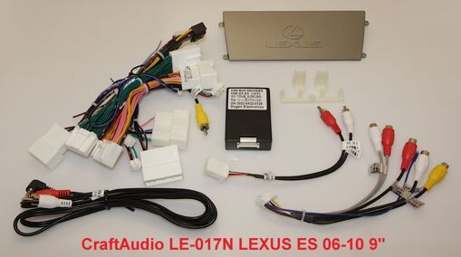 Рамка перехідна з проводкою CraftAudio LE-017N LEXUS ES 06-10 9&quot;