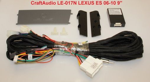 Рамка перехідна з проводкою CraftAudio LE-017N LEXUS ES 06-10 9&quot;