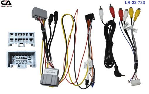 Рамка переходная с проводкой CraftAudio LR-22-733 LAND ROVER Freelander 06-14 9&quot;