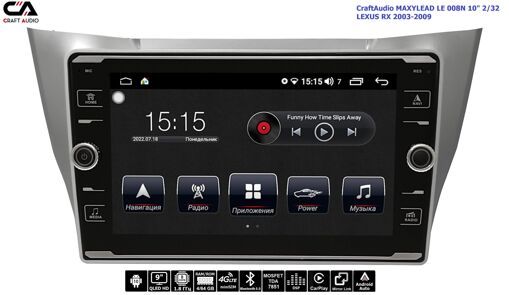 Штатная магнитола CraftAudio MAXYLEAD LE-008N 10&quot; 4/64 Lexus RX300, 350, 330, 400h 03-09