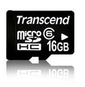 Карта памяти Transcend microSDHC 16 GB card Class 10